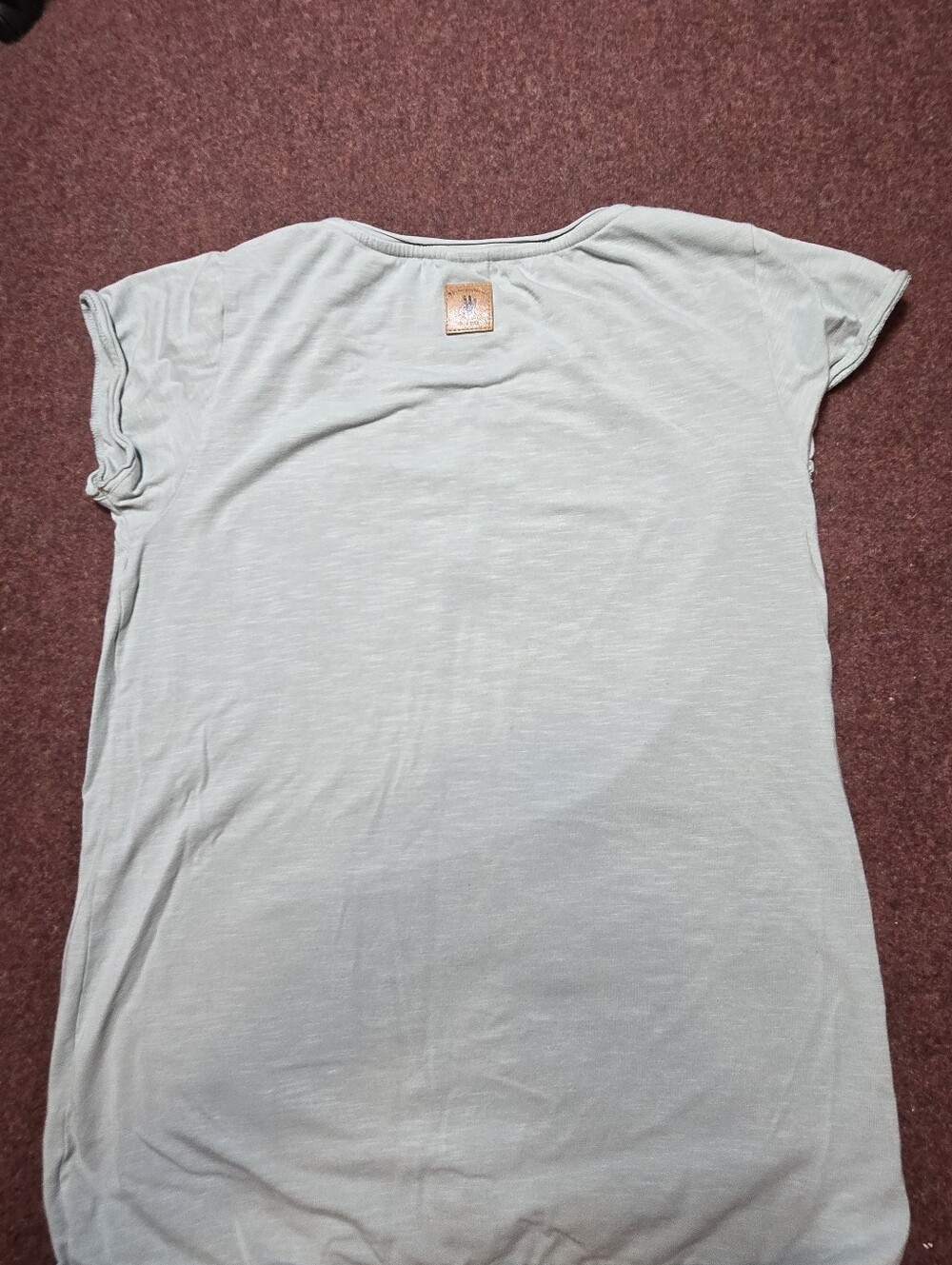 Kleinigkeit Eifelkind Cotton Blend Fitted T-Shirt Mint Green Size Small - Picture 9 of 10